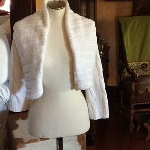 CATHERINE MALANDRINO COTTON CABLE SHRUG